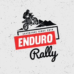 vector Motocross racing and rally vector illustration logo
background