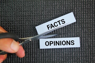 Two things need to be separated: Facts and opinions. they serve different purposes in communication, decision-making, and understanding.