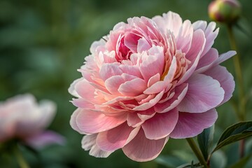 pink peony flower