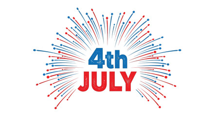 Celebrate 4th of July Fireworks, Independence Day Burst