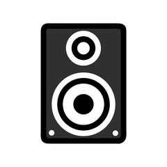 speakers isolated on white background