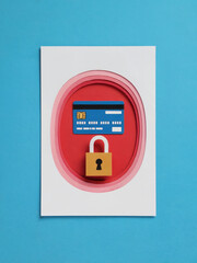 Credit Card Protection Icon &ndash; Digital Banking Security Concept