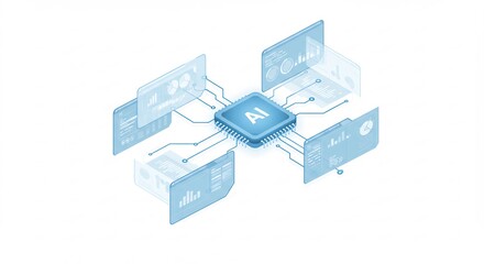 Isometric AI Network Data Processing System