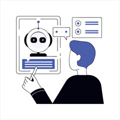 Finance outline concept. Vector illustration. 