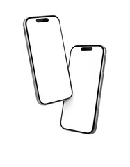 smartphone isolated on white background