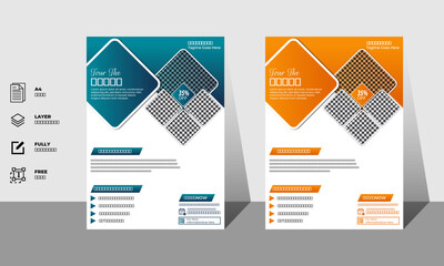 Modern Travel Agency Flyer Template – Tour Promotion Design with Discount Offer.