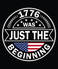 1776 American Revolution Eagle Liberty Torch Beginning Patriotism USA