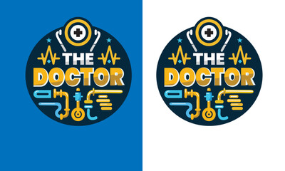 THE DOCTOR LOGO DESIGN VETOR ART