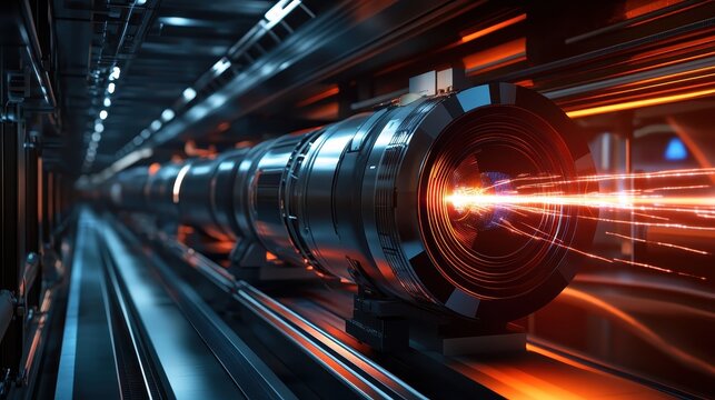 Dramatic Depiction of Synchrotron Radiation in a Modern Facility