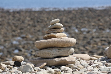 stack of stones,holiday relax