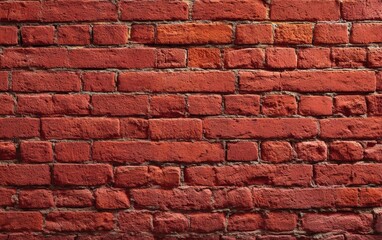 Minimalist background showing a red brick wall texture, ideal for architecture and construction projects