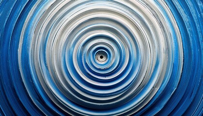hypnotic circles blue white