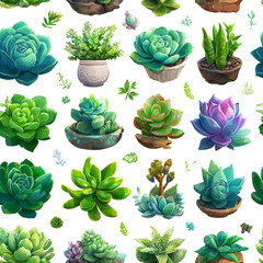 Colorful Succulent Collection