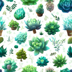 Colorful Succulent Collection