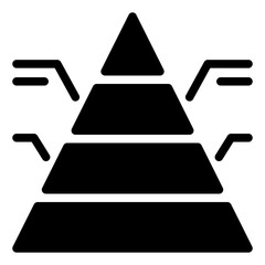 pyramid chart icon