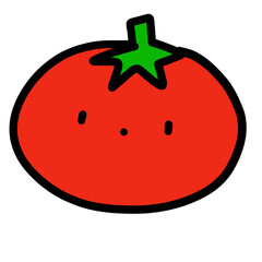 vector illustration of tomato