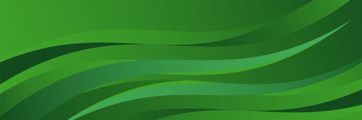 Modern wave green background. vector Illustration