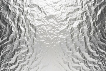 Silver Foil Texture Background - Luxurious Bright, Clean, and Reflective Metallic Surface with Polished Glistering Pattern, Perfect for High-End Digital Packaging and Elegant Graphic Designs