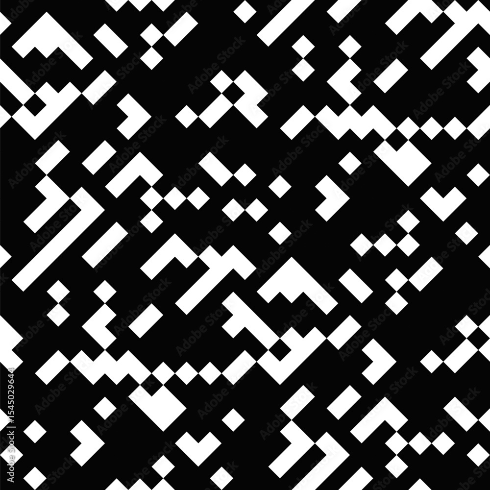 Aufkleber diagonal random seamless abstract noise pattern background design - repetitive repeating monochrome 