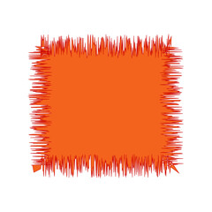 Blank Jagged Rectangle Line Frame