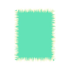 Blank Jagged Rectangle Line Frame