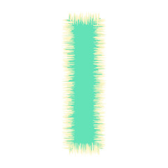 Blank Jagged Rectangle Line Frame