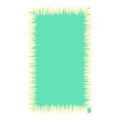 Blank Jagged Rectangle Line Frame