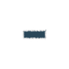 Blank Jagged Rectangle Line Frame