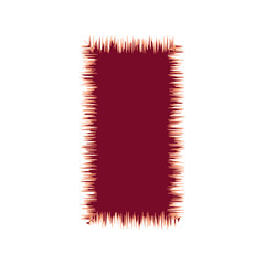 Blank Jagged Rectangle Line Frame