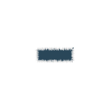 Blank Jagged Rectangle Line Frame