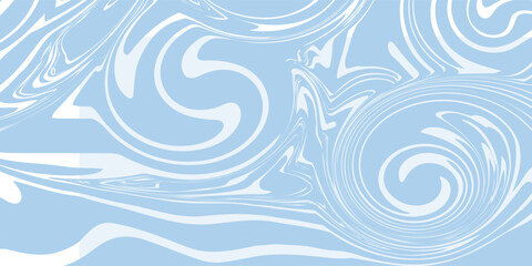 Abstract background seamless pattern with colorful waves. Trendy vector illustration in retro psychedelic style