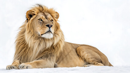 isolated king of the jungle