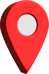 3D Realistic Location map pin gps pointer markers