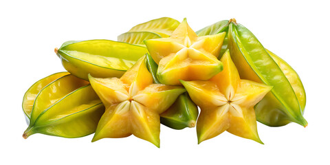 Fototapeta premium Star Fruit Delight A Pile of Fresh and Juicy Carambola