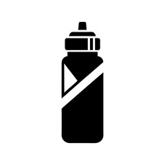 Simple sports drink bottle logo design for athlete hydration and supplement branding