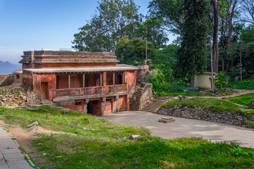Tippu Summer House / Tipu's Summer Residence is a Hindu temple in Nandi Hills or Nandidurg, Chikkaballapur district, Karnataka, India. This place was initiated by Haidar Ali & completed by Tipu Sultan