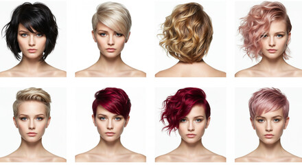 Colorful Short Hairstyles - Creative Hair and Modern Cuts for Women"