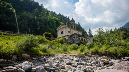 Orobic Alps, panoramic view in Scalvia Valley,Italy