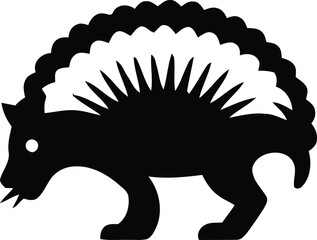 silhouette of cute stegosaurus isolated icon vector illustration design