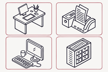 business icons set
