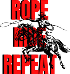 Untamed Frontier Rider: Expert Cowboy Lasso Art