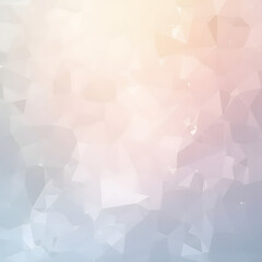 Abstract geometric triangle vector pattern background with futuristic blue light mosaic decoration