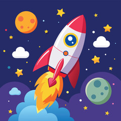 cute-rocket-launch-in-starry-sky