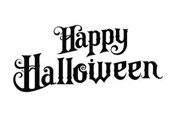 Happy Halloween Typography Vector Design