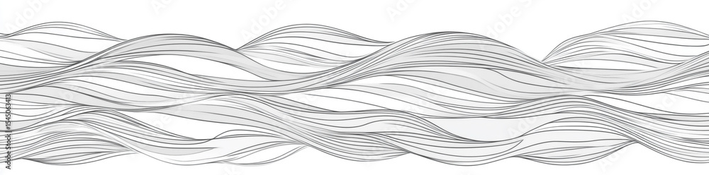 Aufkleber white background with a seamless pattern of wavy lines in light gray. light gray seamless pattern wi