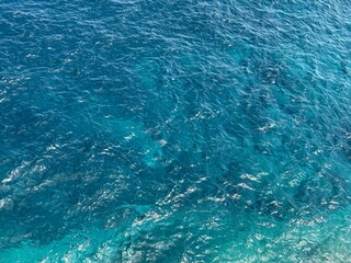 Sea blue azure water beautiful seascape background