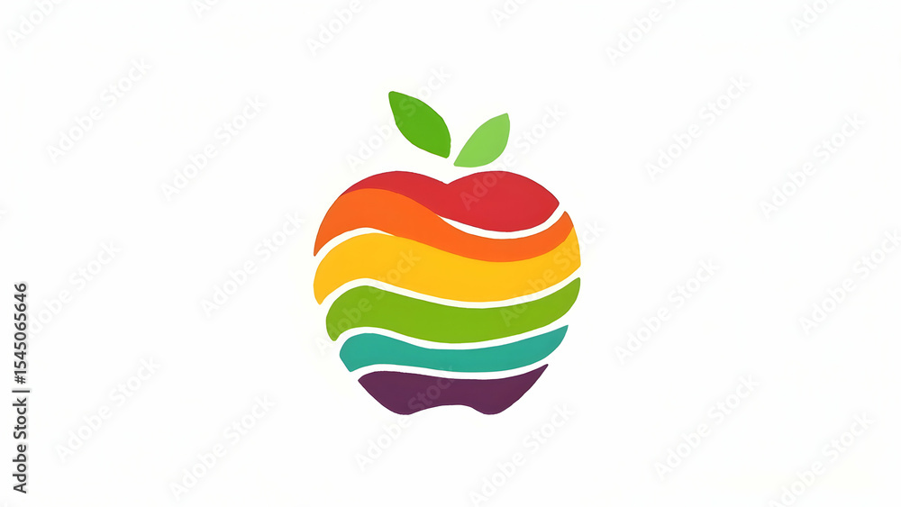 Aufkleber the colorful apple symbol a comprehensive exploration of its meaning and design features