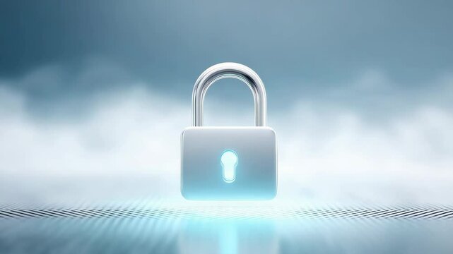 The visualization of digital security and data protection mechanisms. Personal data security and multi-layer identity verification.