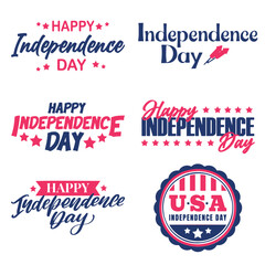 Independence Day Celebration with Red, White, and Blue