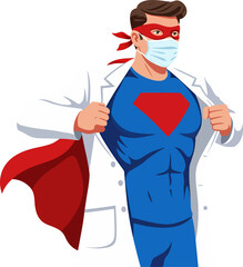 Doctors and Nurses as Real Superheroes Fighting Against the Pandemic